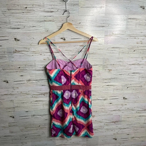 American eagle blue pink mini dress size 2 - Picture 9 of 9